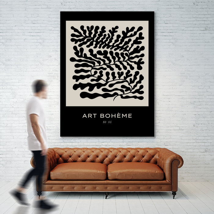 \"Art Boheme No 5\" Giant Art 72x54 Wall Art