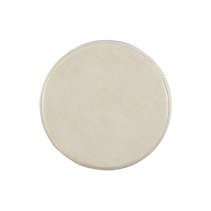 Maya Faux Leather Counter-Height Stool - Beige