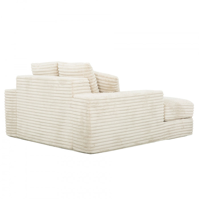 Sealy 68\" Snug Foam Chaise Lounger - Beige 