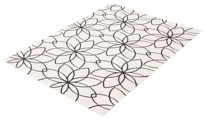 Terali Ivory Machine Washable Area Rug - 3'0\" x 5'0\"