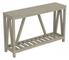 52” Console Table With 1 Shelf - Dark Taupe 