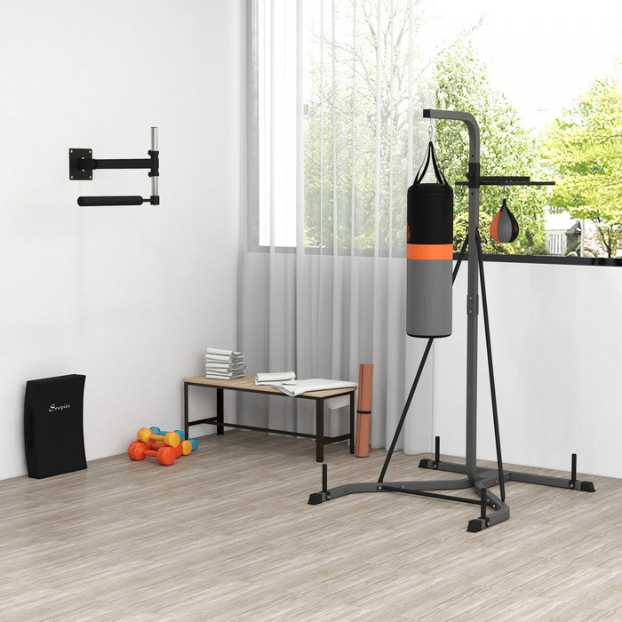 Homcom Punching Bag Holder And Speed Ball