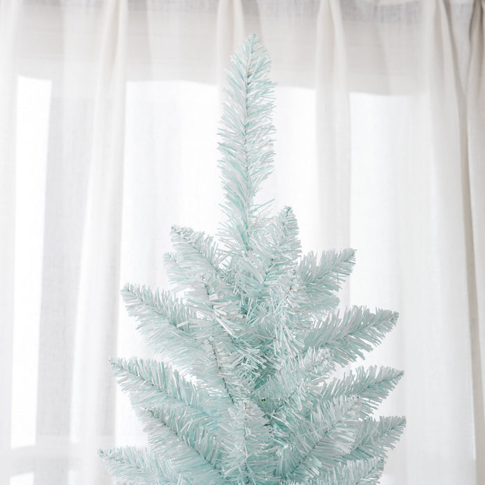 Homcom 7ft Pencil Artificial Christmas Tree With 500 Branches