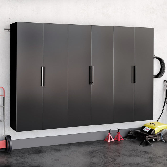 Hangups 108-inch 3-piece Garage Storage Cabinet Set E - Black 