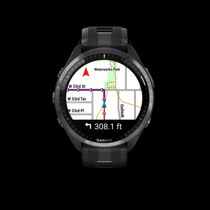 Garmin Forerunner® 965 Gps Smartwatch - Fitness Tracker W/ Multi-band Gps - Black