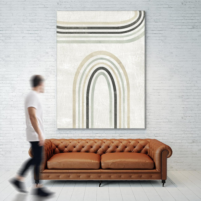 \"Modern Arc In Color Iii\" Giant Art 72x54 Wall Art