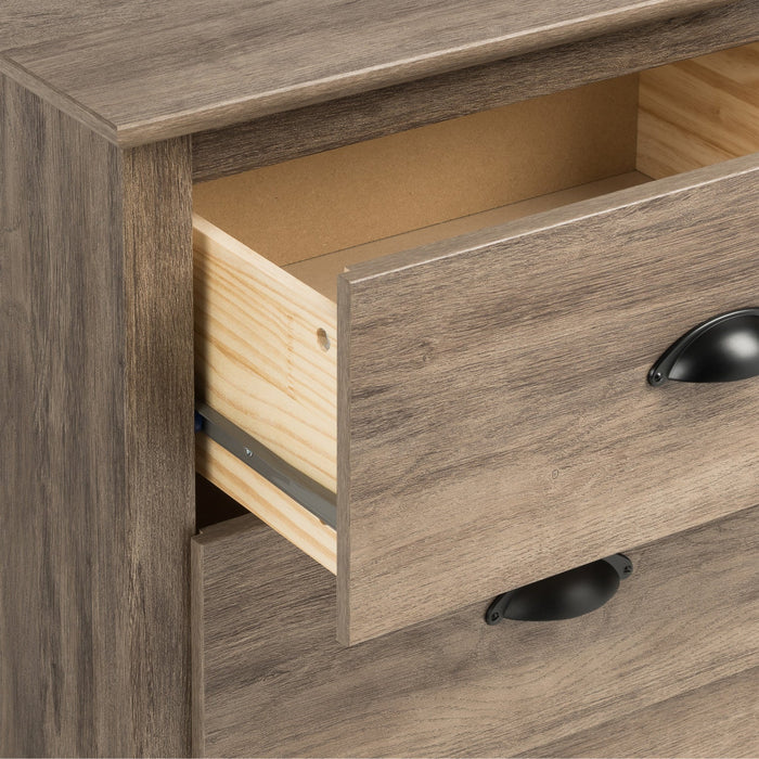 Salt Spring Tall 6-Drawer Chest - Drifted Grey