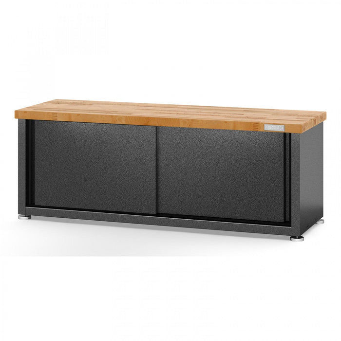 Gladiator Storage Shoe Bench - Hammered Granite