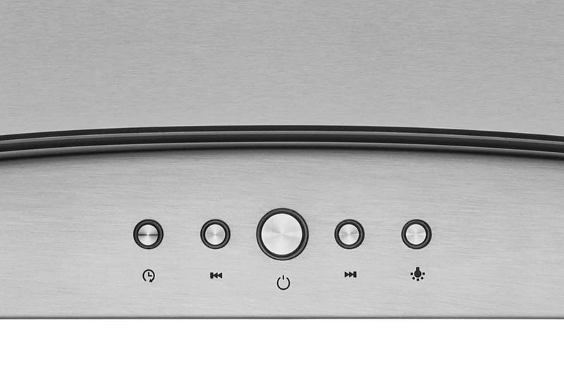 Hauslane 36\" Glass Canopy Island Range Hood - IS-200SS-36