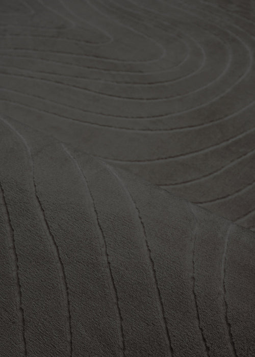 Somos Contemporary Charcoal Washable Rug 5'0\" x 7'6\" Indoor Area Rug 