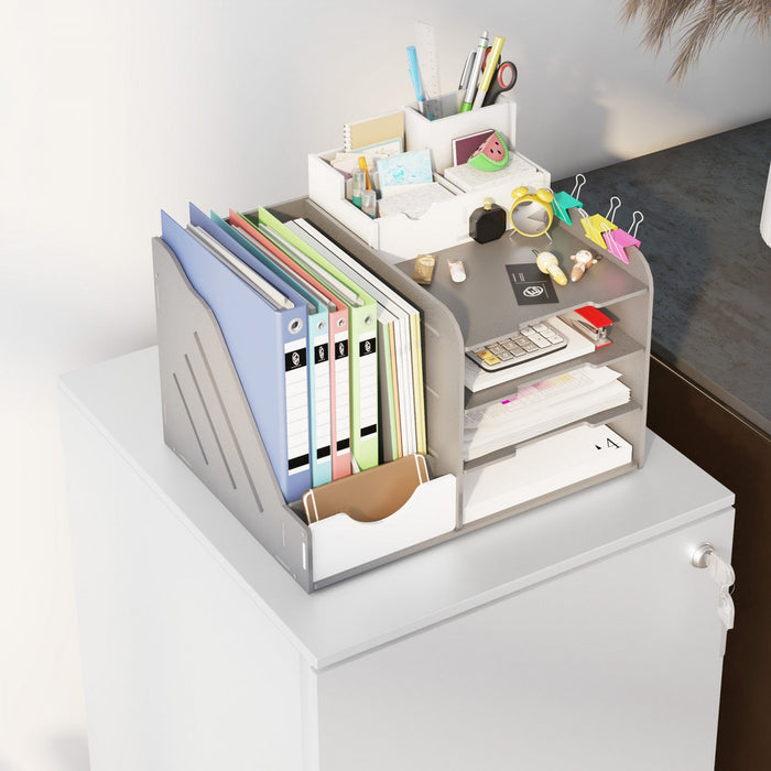 Vinsetto 2-drawer Vertical Filing Cabinet For Letter A4 Legal Size