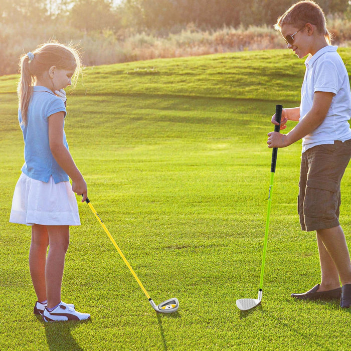 Ultimate Junior #7 Iron For Kids With Fiberglass Shaft & Headcover Junior Practice Golf Club Green