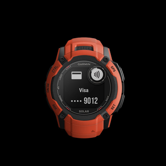 Garmin Instinct® 2x Solar Gps Smartwatch - Health & Fitness Tracking With Multi-band Gnss - Flame Re