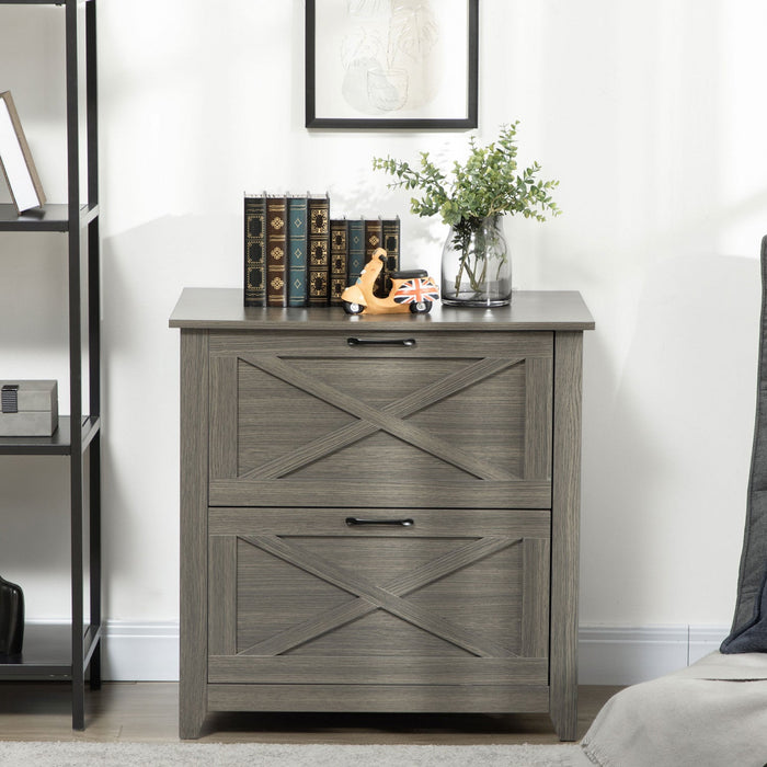 Vinsetto Veritcal Filing Cabinet With Hanging Bars For A4 Size