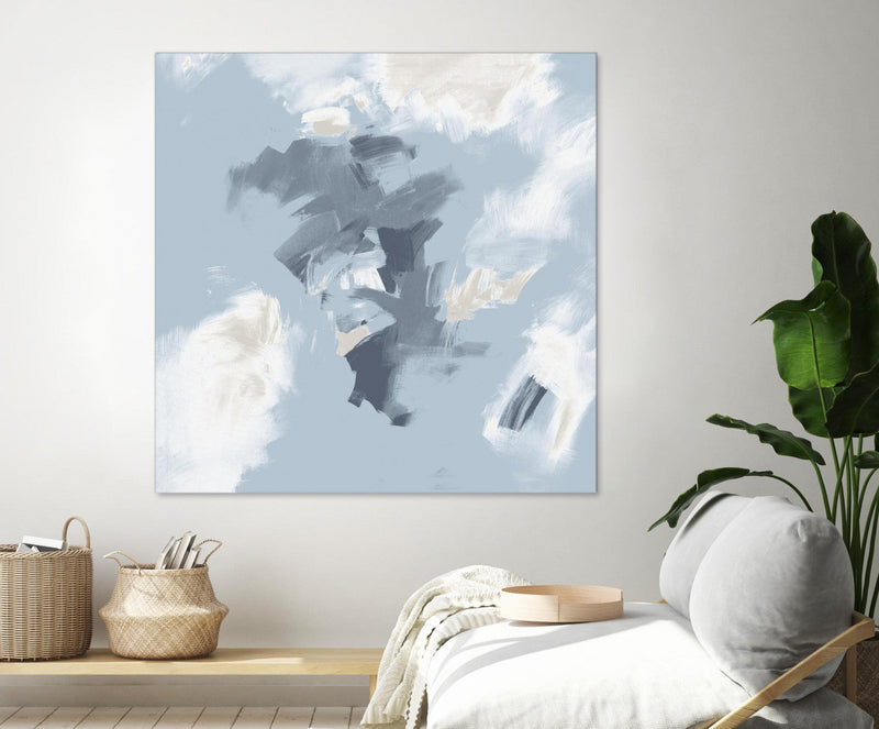 \"Peaches And Cream Ii\" Giant Art 54x54 Wall Art