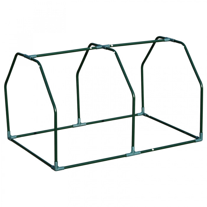 Outsunny 39\" X 28\" X 24\" Portable Mini Greenhouse Pe Grow House With Zipper Door Gardening Plant Cov