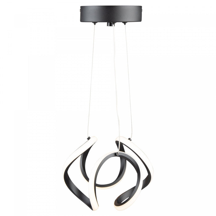 Mira 18 W LED Pendant Black 