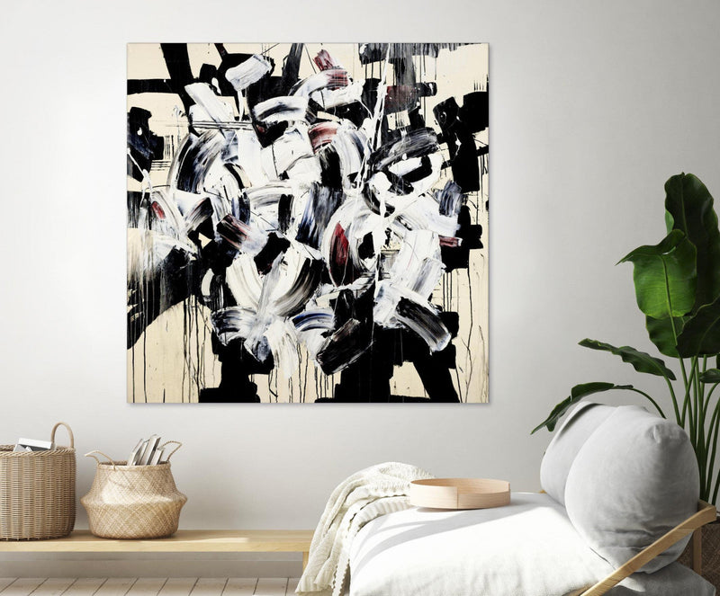 \"Racing Thoughts\" Giant Art 54x54 Wall Art