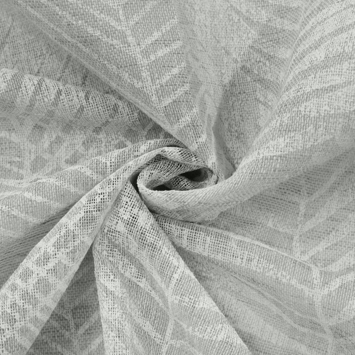 Habitat Trenton Grey Light Filtering Dual Header Curtain Panel - 52 x 84