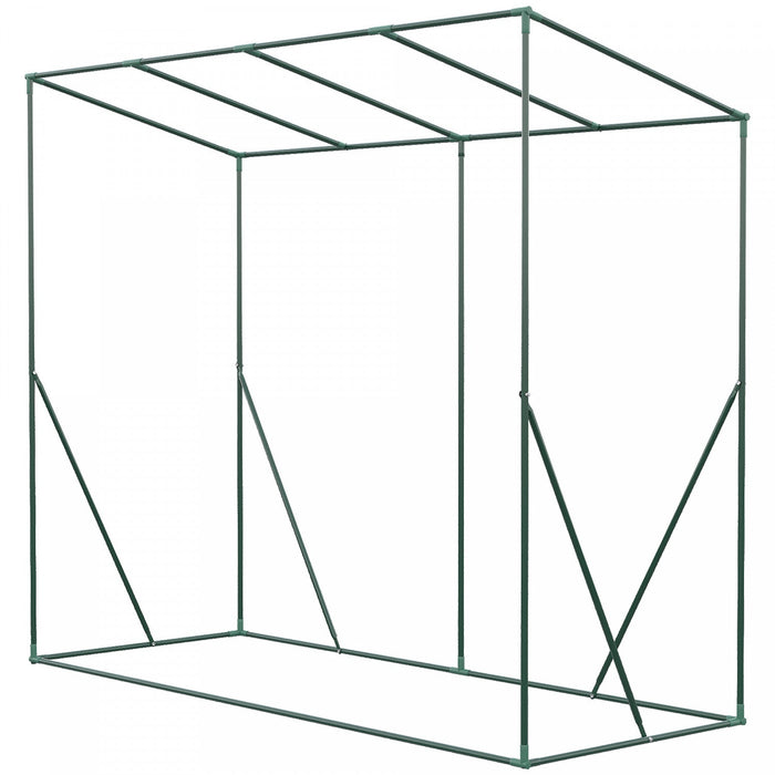 Outsunny 6.6' X 2.5' X 5.5' Walk-in Greenhouse Patio Hot House Plants Flowers Herbs Tomato Grow With