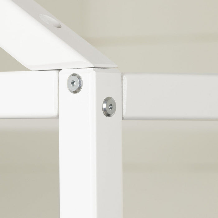 Sweedi Twin House Bed - Pure White 