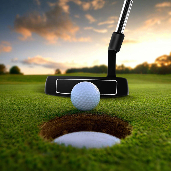 Ultimate 35" Golf Putter Mallet Style Putter With Alignment Aid Rubber Grip & Head Cover