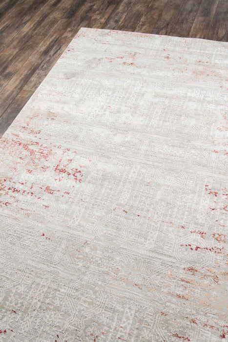Amber Traditional 8'11\" x 12'6\" Area Rug in Red Indoor Area Rug 