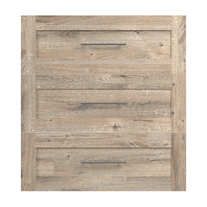 Bestar Pur 3 Drawer Set for 36 W Closet Organizer - Rustic Brown