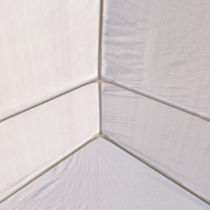 Outsunny 19'x9' Party Tent Gazebo Canopy Garden Sun Shade For Outdoor Event With Removable Mosquito 