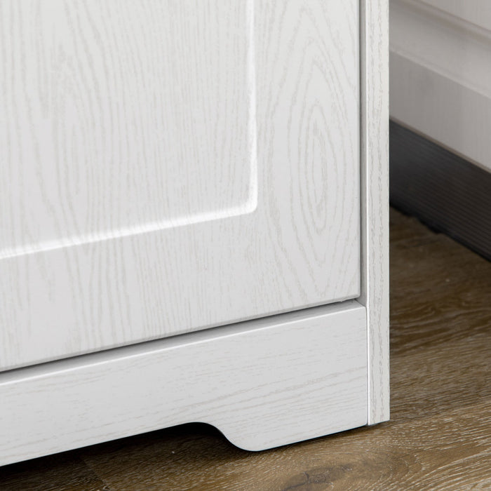 HOMCOM Kitchen Storage Cabinet, Freestanding Pantry Cabinet, White