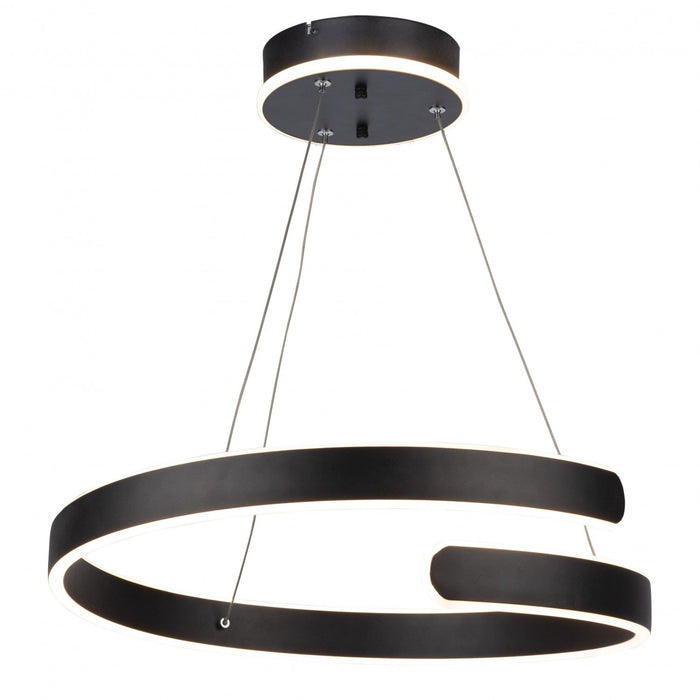 Sirius Collection Integrated LED Chandelier - Black