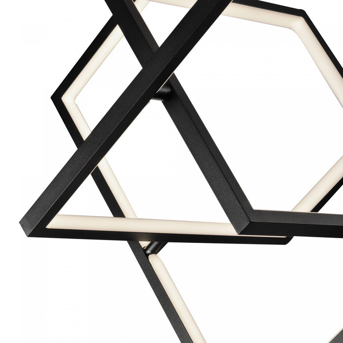 Graymar 45 W LED Black Pendant Light 