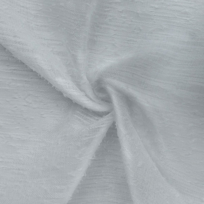 Habitat Boucle Light Grey Sheer Grommet Curtain Panel - 52 x 63