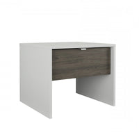 Nordika Nightstand - White and Grey 