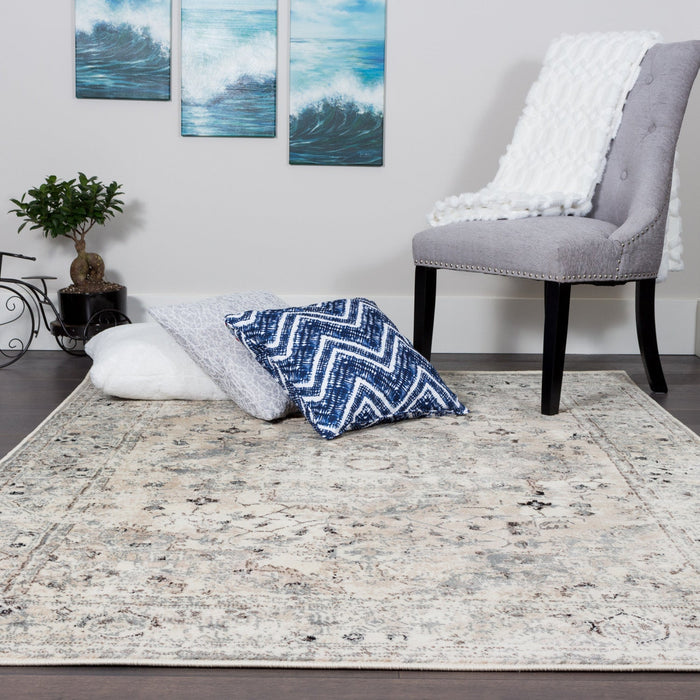 Far Beige 3x5 Area Rug