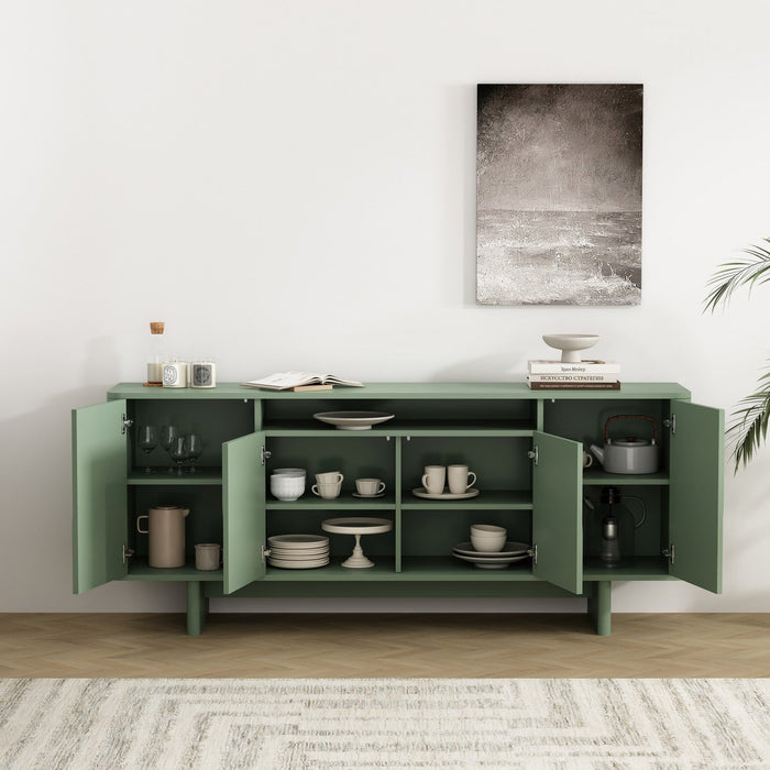 Ella Modern 71\" Sideboard in Sage Green 