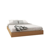 Nordika Queen Platform Bed - Natural Maple 