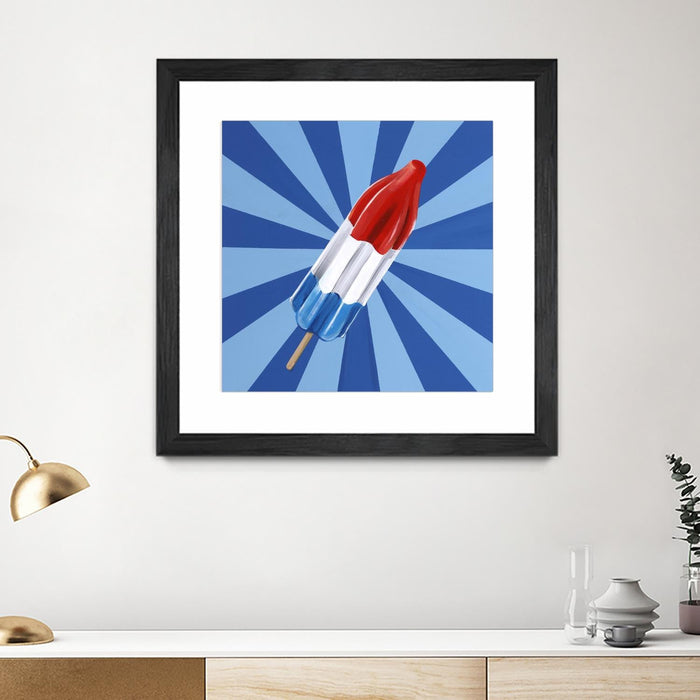 \"Daily Cravings Vi\" Matted and Framed Black 30x30 Wall Art