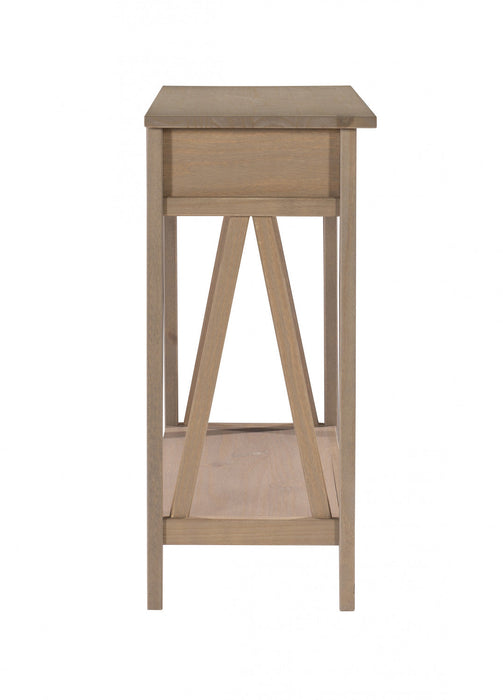 Titian Console Sofa Table - Driftwood