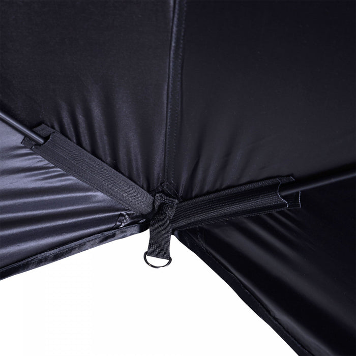 Outsunny 2 Person Pop Up Ice Fishing Tent Shelter With Carry Bag, Black