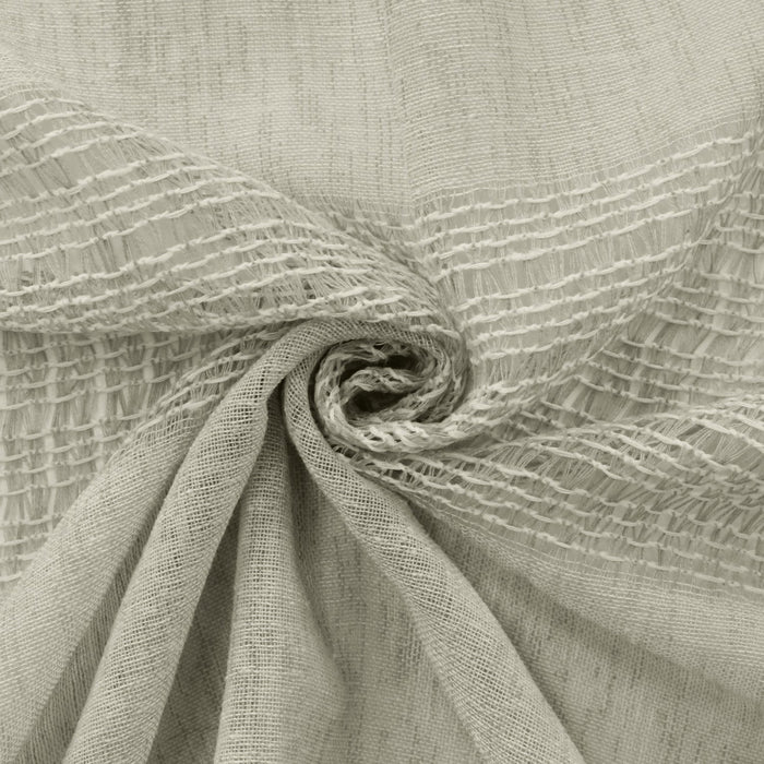 Habitat Lindsey Linen Light Filtering Back Tab Curtain Panel - 52 x 95