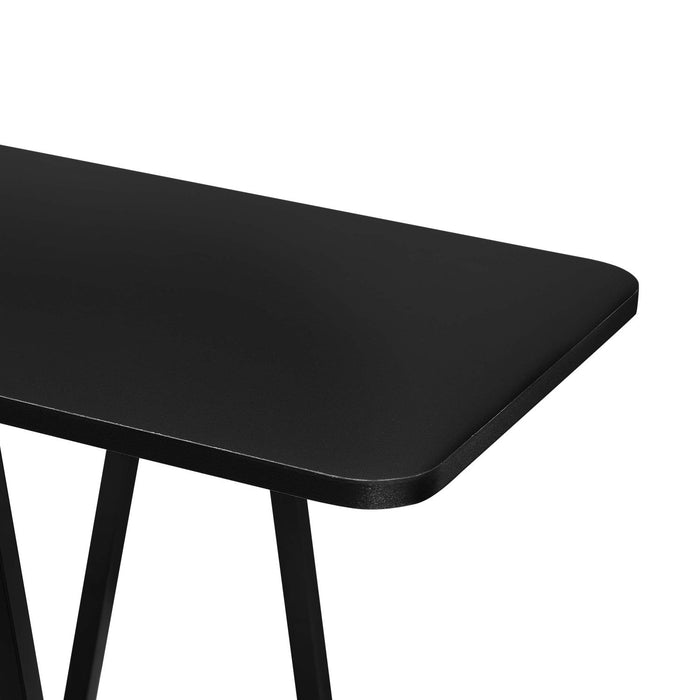 Celine Contemporary Modern 47\" Console Table in Black 