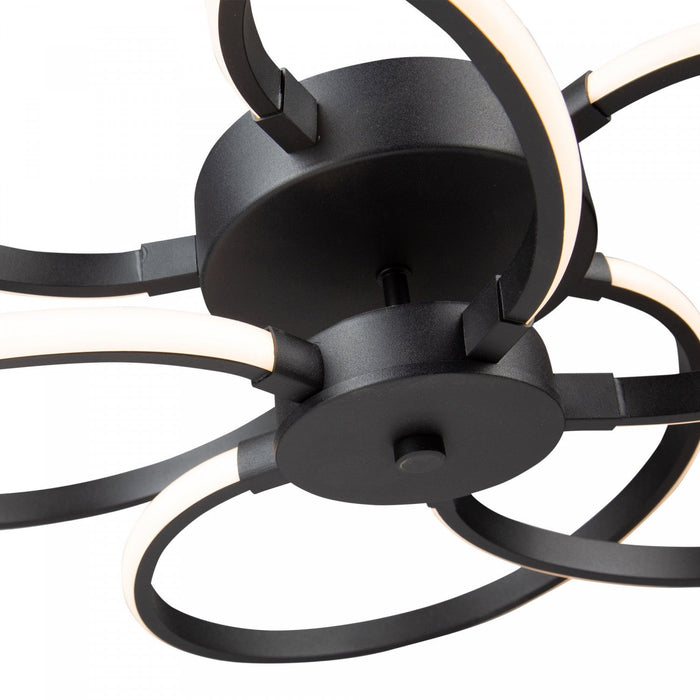 Equinox 30 W LED Black Flush Mount 