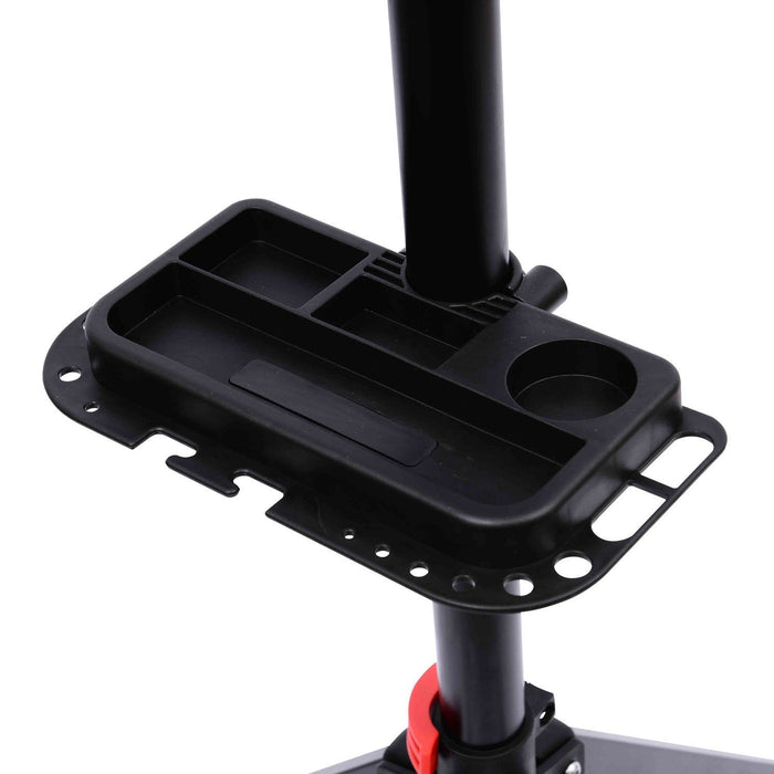 Homcom Height Adjustable Bike Repair Stand, Foldable Home Bicycle Maintenance Rack With Quick Releas
