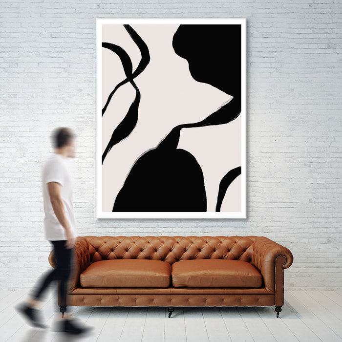 \"Mouvement\" Giant Art 72x54 Wall Art