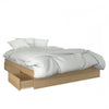 Nordika Queen Storage Platform Bed - Natural Maple 