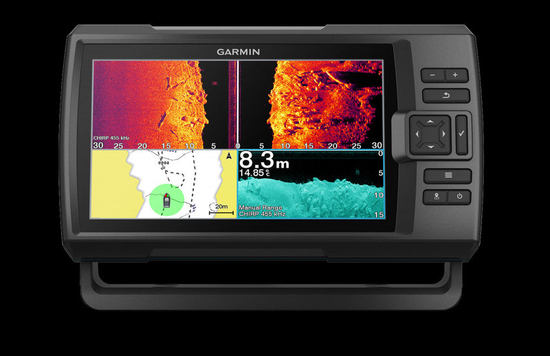 Garmin Striker Vivid 9sv - 9" Vivid Sonar, Gt52hw-tm, Gps, Clearvu/sidevu, Wi-fi Connectivity