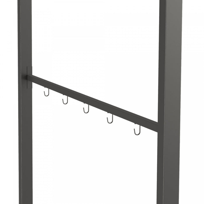 Outsunny 7' X 5' Bbq Grill Gazebo Tent, Garden Grill Canopy With Steel Frame And Hooks, Outdoor Sun 