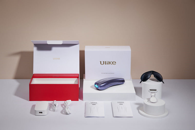 Ulike Air 10 IPL Laser Hair Removal Device - Dual Lights, SHR Mode & Ice Cooling - Purple