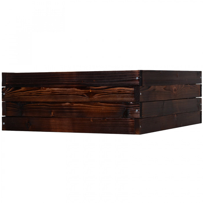Outsunny Raised Garden Bed Elevated Wooden Planter Box For Backyard, Patio To Grow Vegetables, Herbs